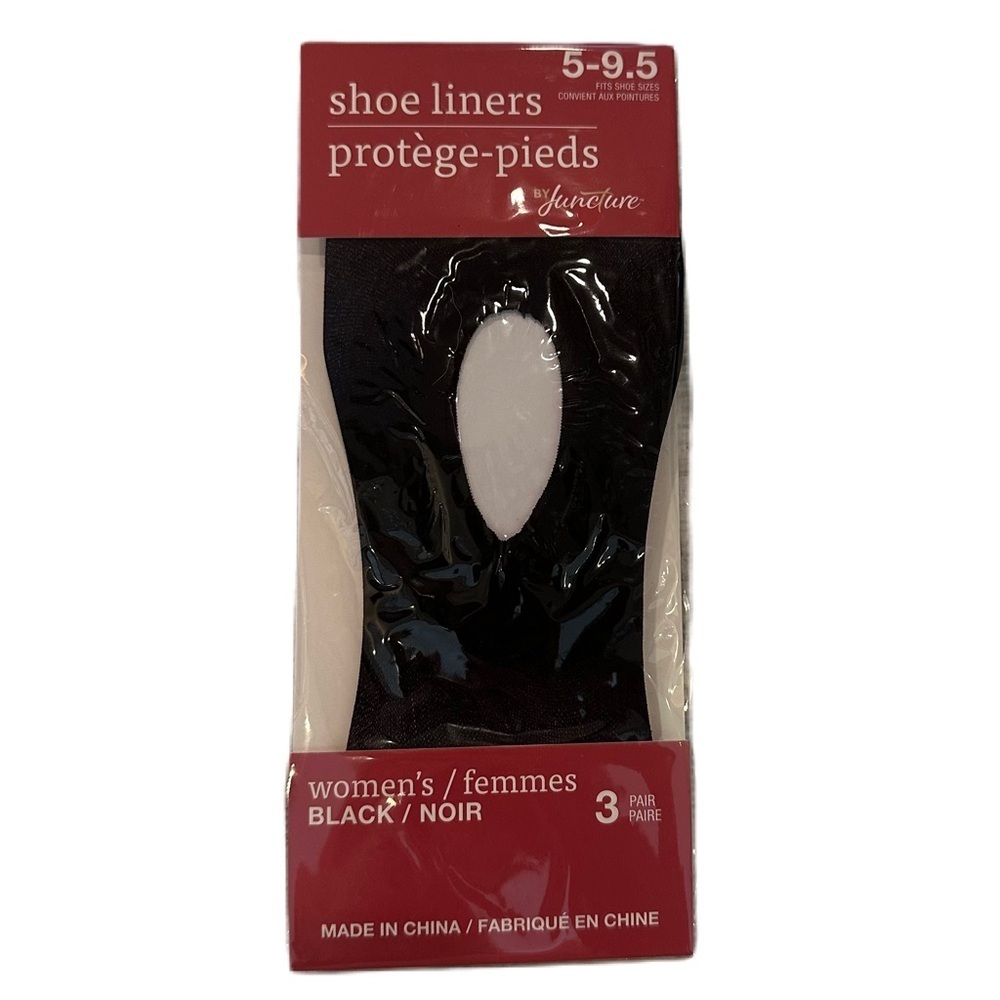 Juncture Womens Low Cut No Show Foot‎ Liners Set 3 Size 5-9.5
